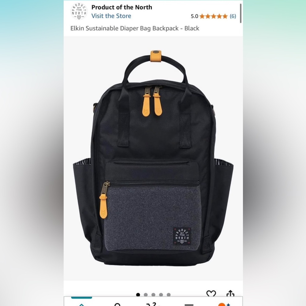 Product of the North diaper bag backpack